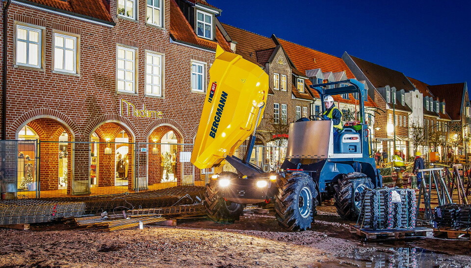 NYKOMMER: Bergmann C807 med lastekapasitet på 6 tonn, vil få en etterfølger på Bauma i oktober, og da trolig med ny Deutz-motor. (Foto: Bergmann)