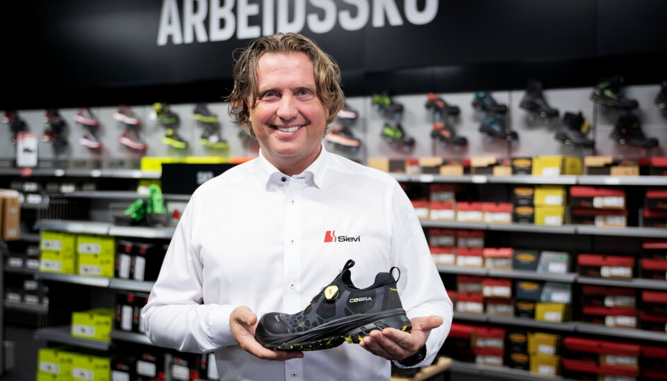 VIKTIG: Valg av riktig arbeidssko er hyperviktig, sier Tom Roger Rojahn, Sievi.