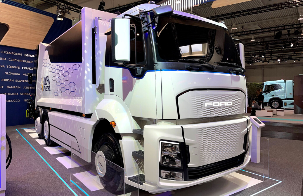 Ford Trucks elektrisk drevet konseptbil på IAA. Ford Trucks elektrisk drevet konseptbil på IAA.