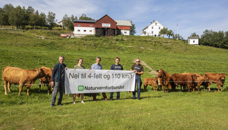 Vil ikke ha fire felt og 110 km/t som maks. hastighet.