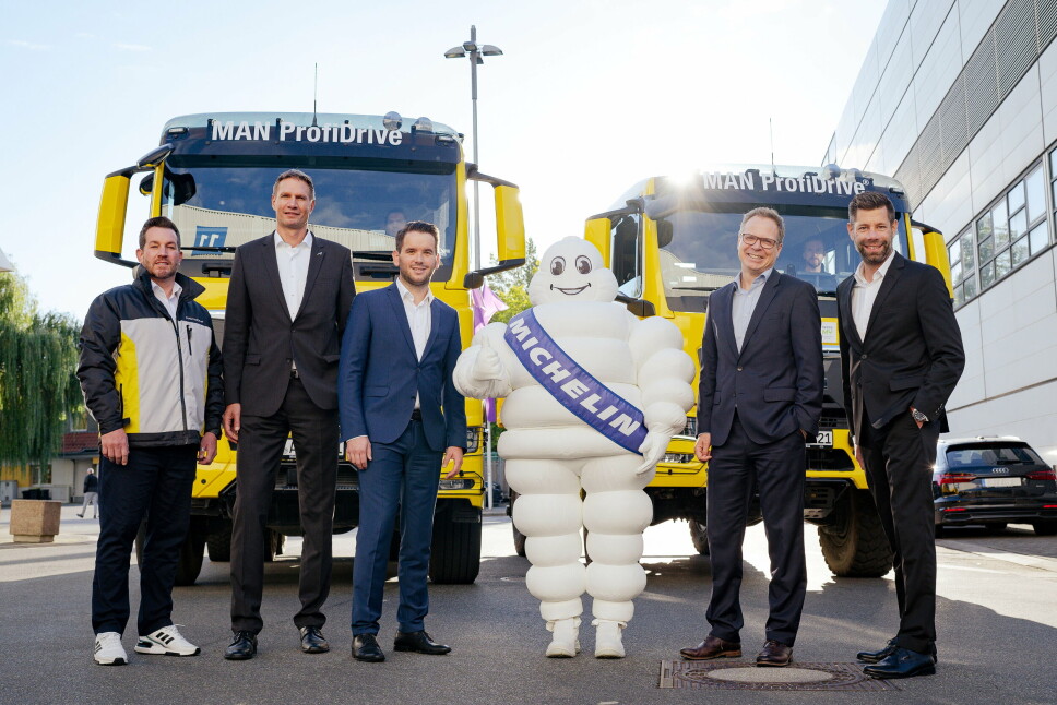 SAMARBREID: MAN og Michelin.