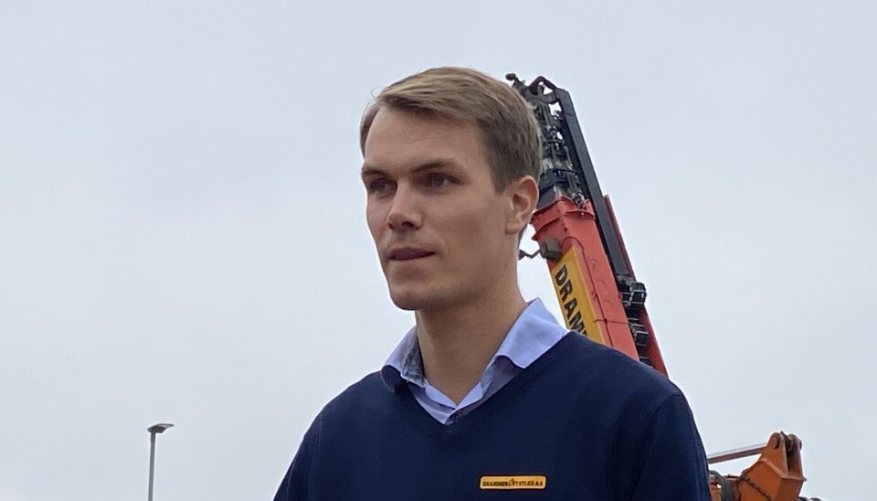 Daglig leder Jack Willem van der Mey i Drammen Liftutleie ser opp og frem inn i fremtiden. Foto: Per Dagfinn Wolden