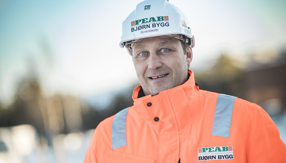 Per Ivar Rasmussen, viseadm. direktør Peab Bjørn Bygg. Foto: Ørjan Marakatt Bertelsen