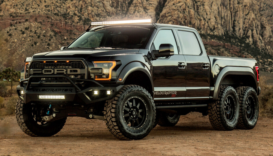 Hennessey VelociRaptor 6x6 Gen 3, bygget med utgangspunkt i en Ford F-150.
