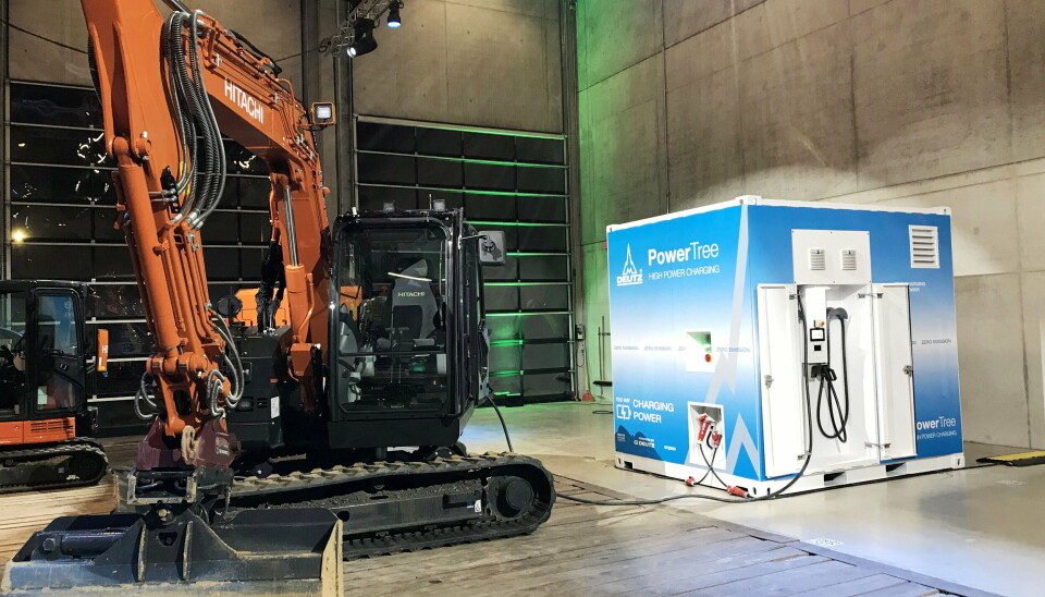 USA: E-Deutz har utviklet Deutz Power Tree ladecontainer. Konseptet fikk en pris i USA.