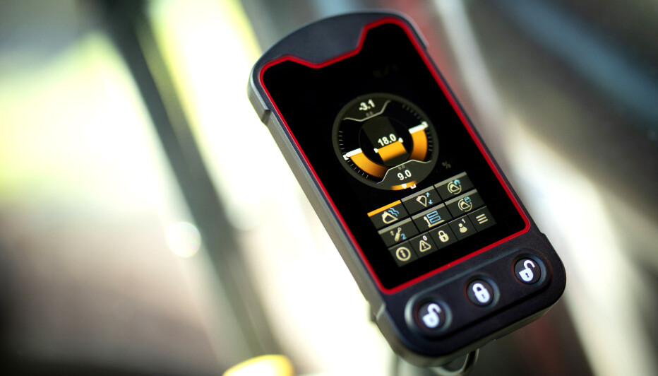 Displayet i RC System har ny design.