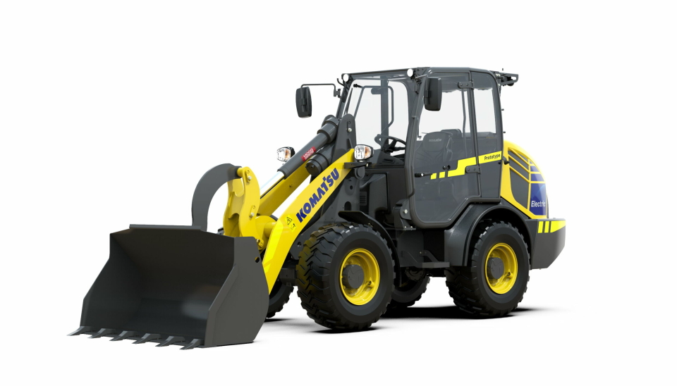 VENTER MED DETALJENE: Maskinen skal i test etter Bauma.
