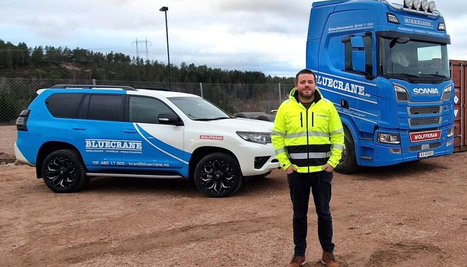 Daniel Ukkestad (43) er ansatt som avdelingsleder i Bluecrane AS.