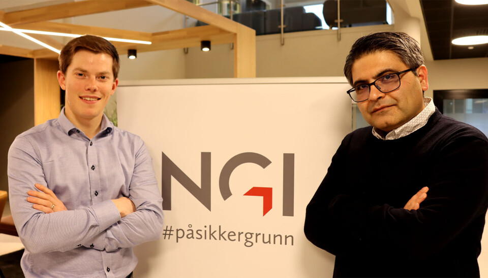 NGIs Sean Salazar vil lede DINAMINE og Mahdi Shabanimashcool er ansvarlig for det tekniske konseptet i prosjektet.