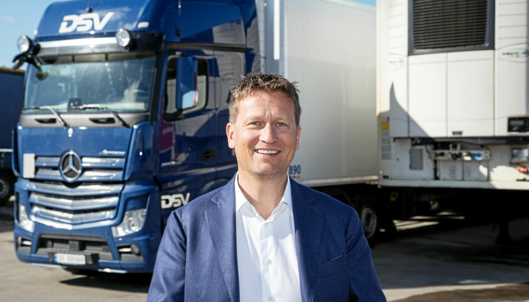 Rune Berg Stiansen, daglig leder i DSV Road AS, leder landets største veitransportør.
