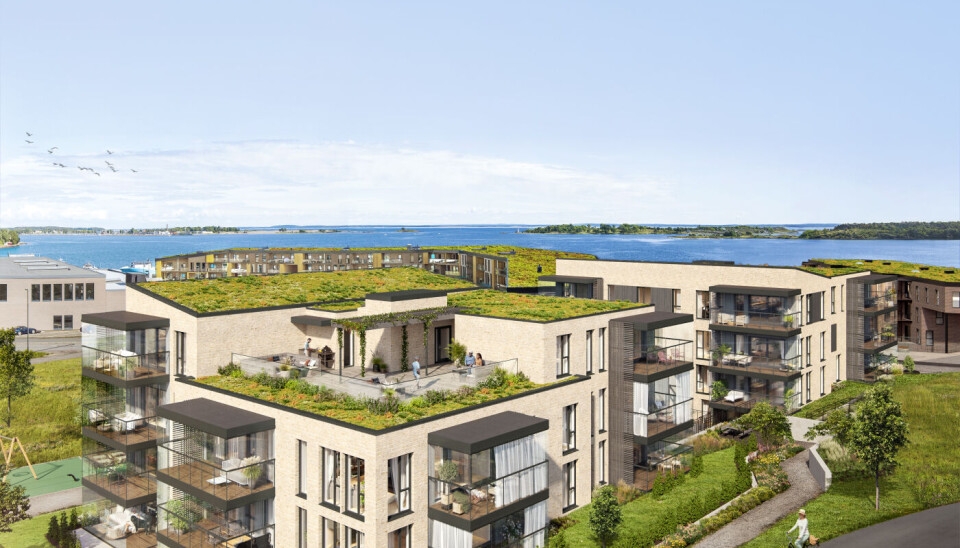 Veidekke bygger flere boliger i Tønsberg