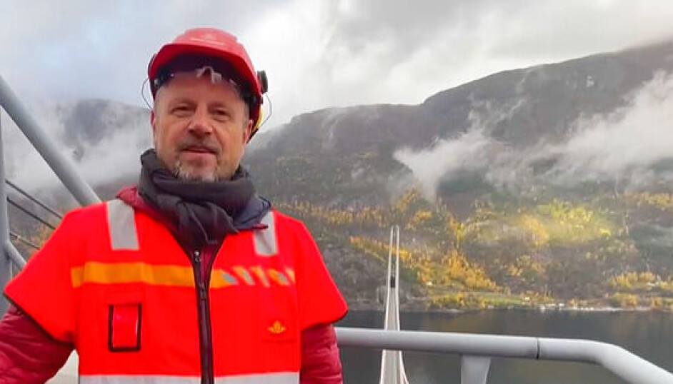 Arve Tjønn Rinde er prosjektsjef for E39 Stord-Os (Hordfast).