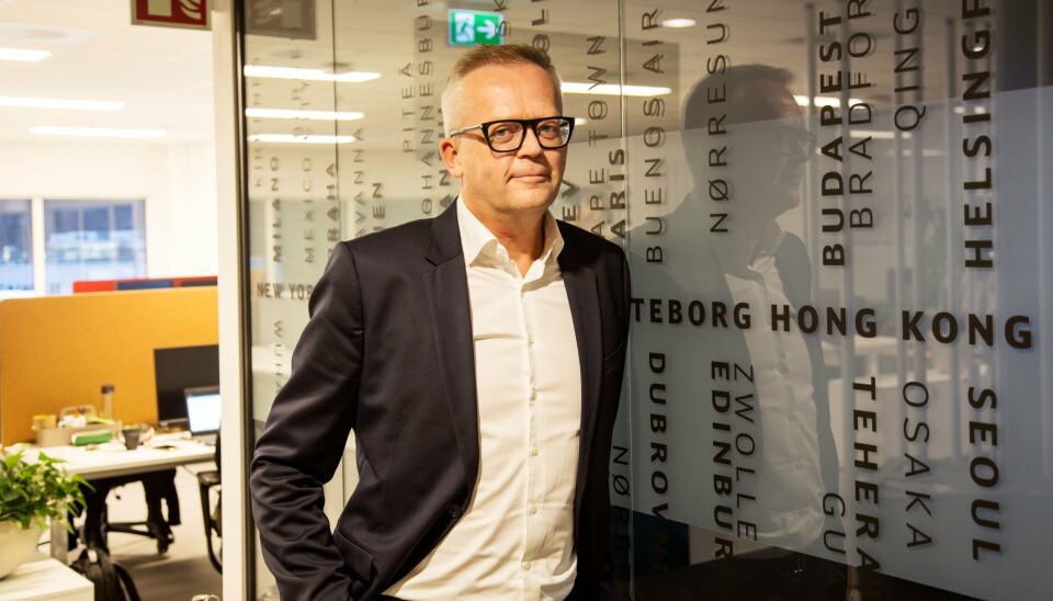 Knut Eriksmoen. administrerende direktør i DB Schenker Norge, er inne i sine siste dager i selskapet.