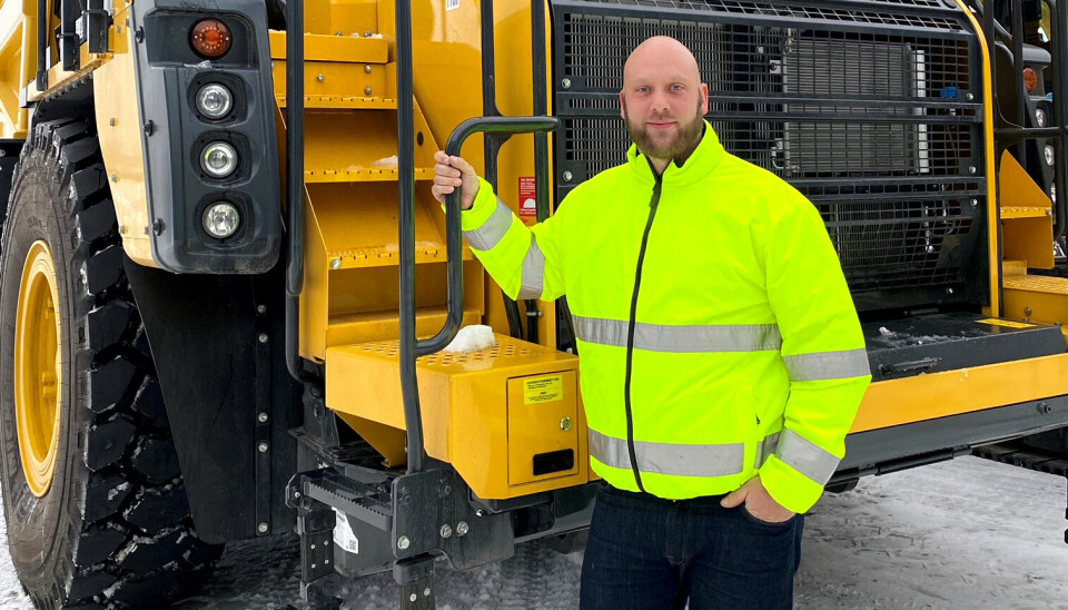 Petter Bråthen er ansatt som Key Account Manager for Komatsu hos Hesselberg.