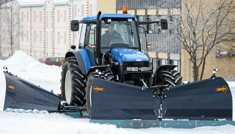 Utstyr for vinterdrift er en viktig del av Drivex' sortiment.