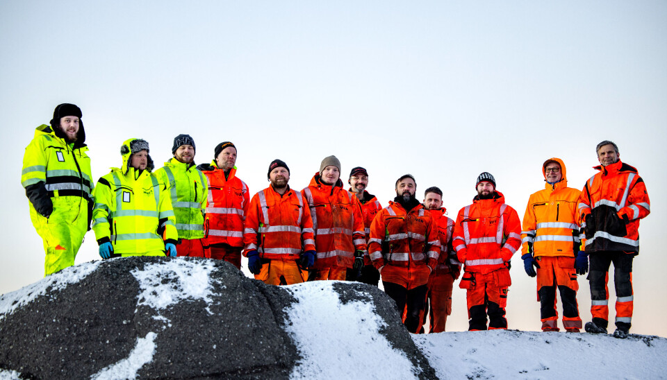Mannskapene fra Vifa Bilberging og Nord Salten Auto samarbeider om tungberging i Salten-området i det nye selskapet Salten Tungberging AS.