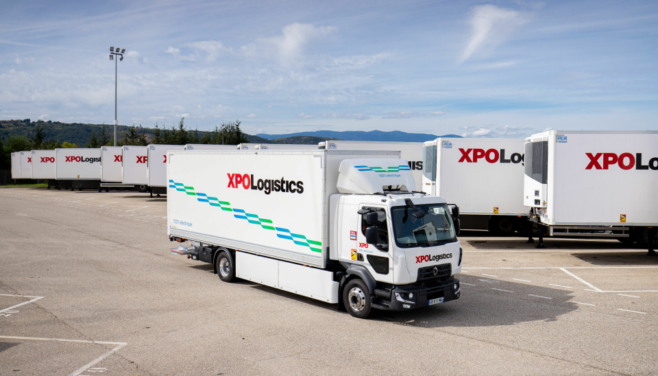 XPO har bestilt 100 elektriske Renault-lastebiler på 16 og 19 tonn
