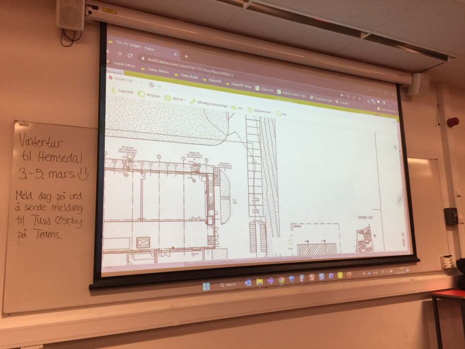 Bilde fra BIM-løsningen Dalux har.