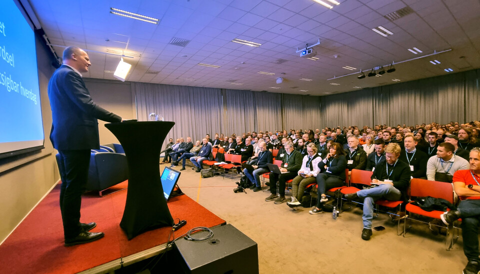 Ketil Solvik-Olsen var klar i talen fra talerstolen på Arctic Entrepreneur