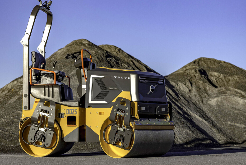 Nyheten Volvo DD25 Electric avdukes på Conexpo i Las Vegas 14. mars. Nyheten Volvo DD25 Electric avdukes på Conexpo i Las Vegas 14. mars.