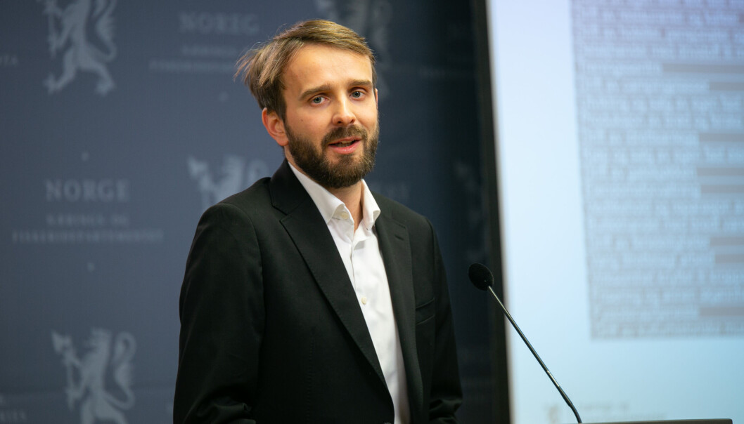 Næringsminister Jan Christian Vestre. Næringsminister Jan Christian Vestre.