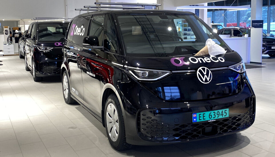 Oneco har mottatt fire slike ID.Buzz Cargo varebiler som skal brukes som servicebiler av Onecos håndverkere. Innen utgangen av august skal 118 slike biler være mottatt.