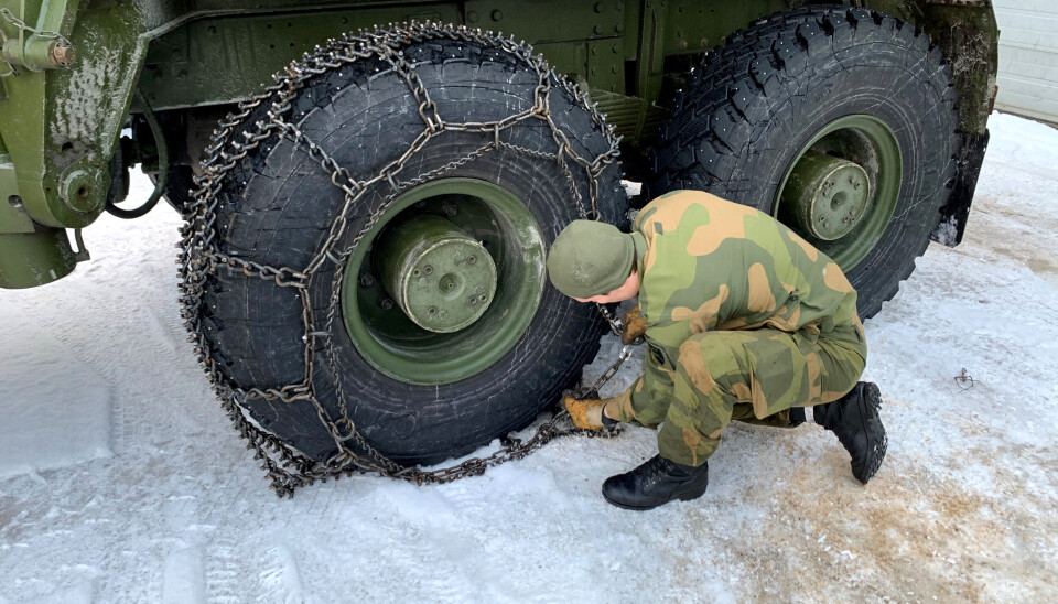 Illustrasjonsbilde av militært kjøretøy.