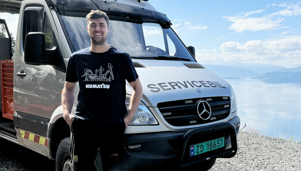 VESTPÅ: Martin Børve, Rogaland blir Komatsu Forests servicemedarbeider vestpå.