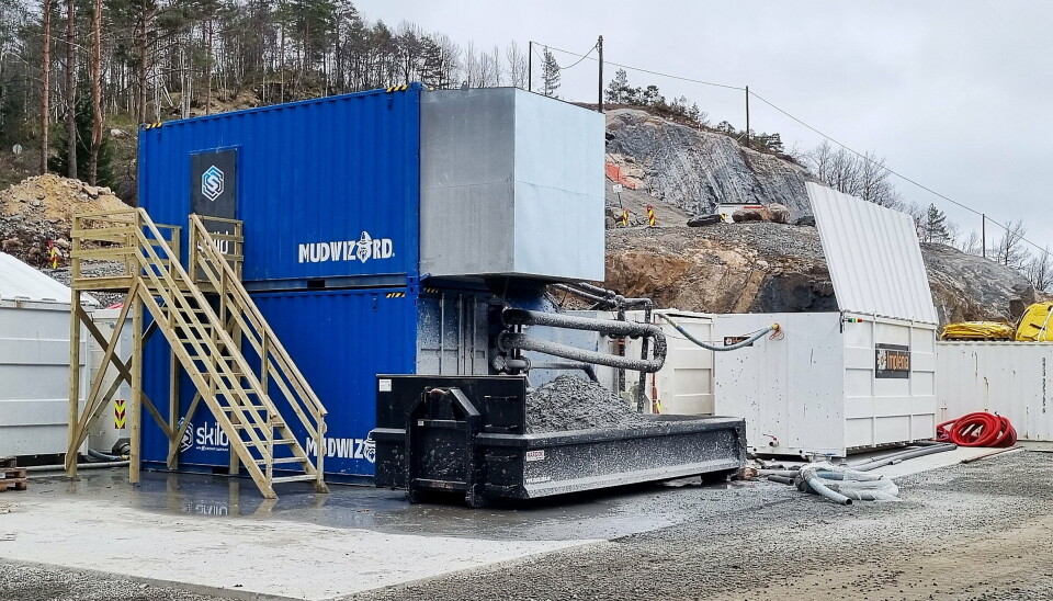 ANLEGGET: Løsningen bygges inn i containere og plasseres på anleggene. Dette gjør det fleksibelt og det tar ganske liten plass.