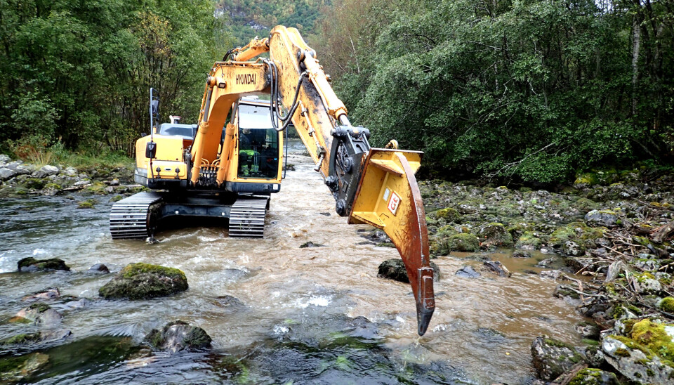 Ripping i Aurlandselvi.
