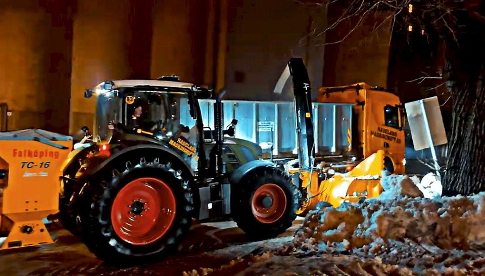 2500 LASS: Rundt 2500 lastebiler med snø er kjørt til snøsmeltings/rense-anlegget som ligger på Oslo havn.