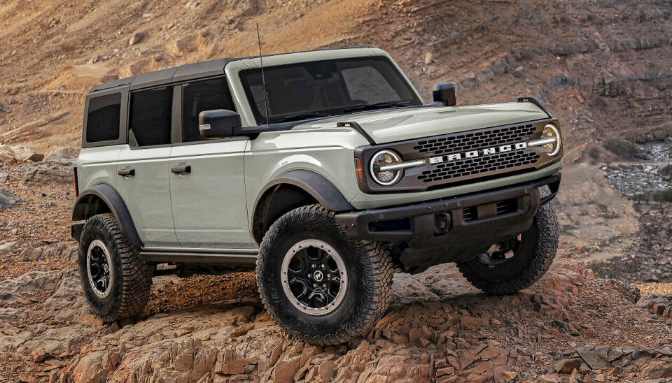 TO VERSJONER: Bronco kommer til Europa i to ulike versjoner, Outer Banks og offroader-varianten, Badlands