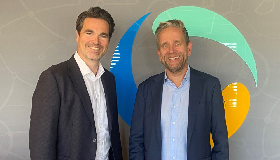 Adm. direktør Espen Ranvik og Head of Fleet & Asset Tracking Per W. Simonsen i GSGroup. Adm. direktør Espen Ranvik og Head of Fleet & Asset Tracking Per W. Simonsen i GSGroup.