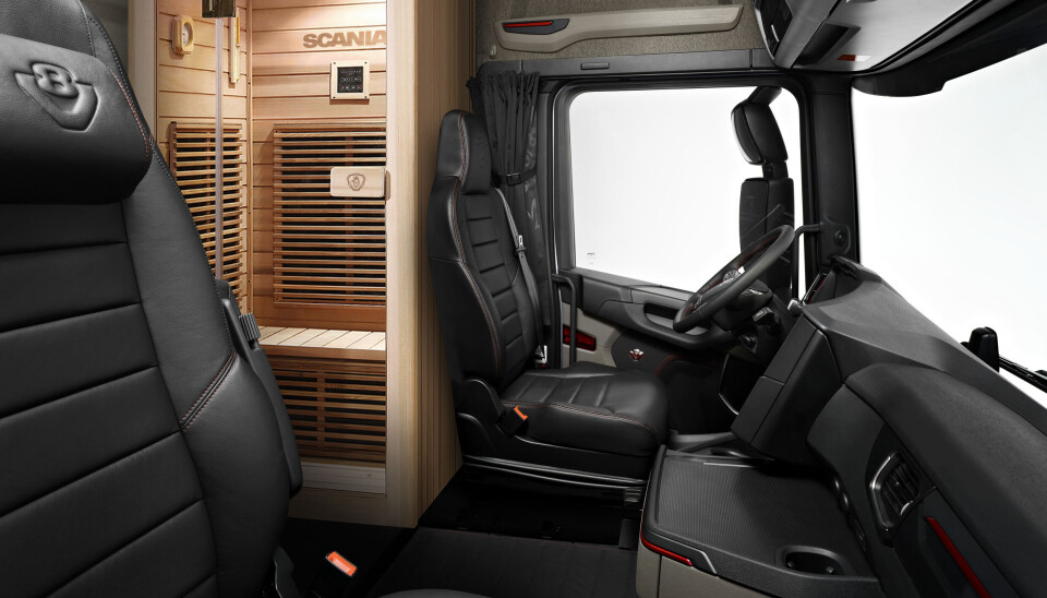 Scanias nye Sauna-serie kan redusere stress og forbedre sjåførens velvære
