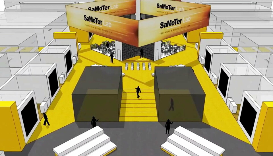 INNENDØRS: Her skal det bygges et digitalt anleggsprosjekt.