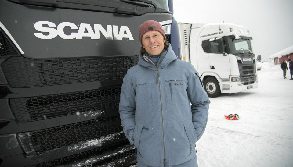 Pär Landén har jobber mange år i Norsk Scania tidligere. Her er han på Scania Winter.