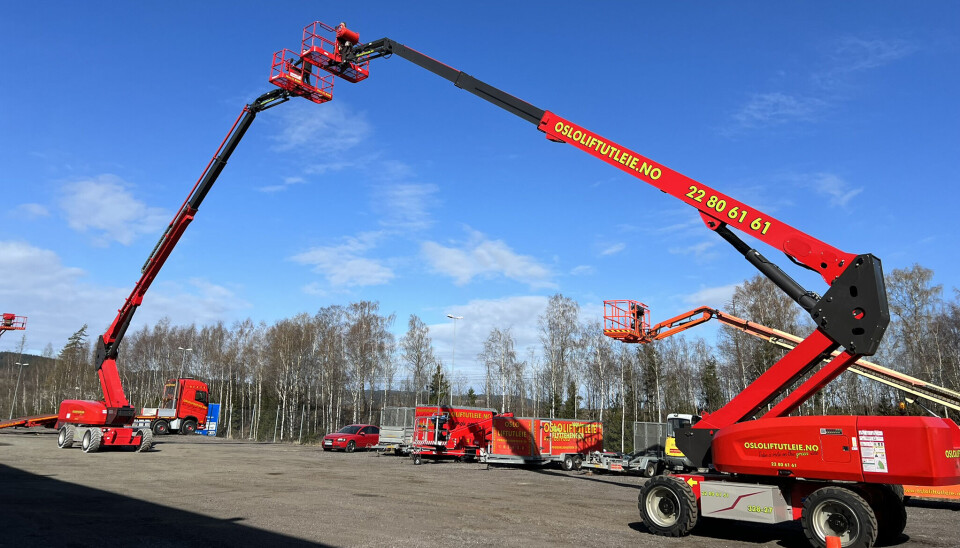 Seks slike elektriske Zoomlion bomlifter har Oslo Liftutleie kjøpt av forhandler Gantic.