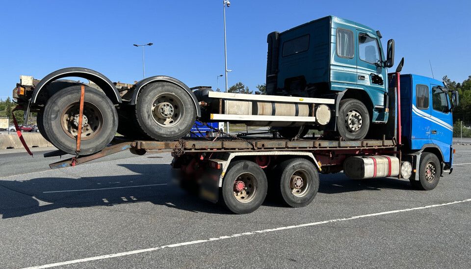 OVERHENG: Det ble gitt bruksforbud på grunn av for langt overheng OVERHENG: Det ble gitt bruksforbud på grunn av for langt overheng