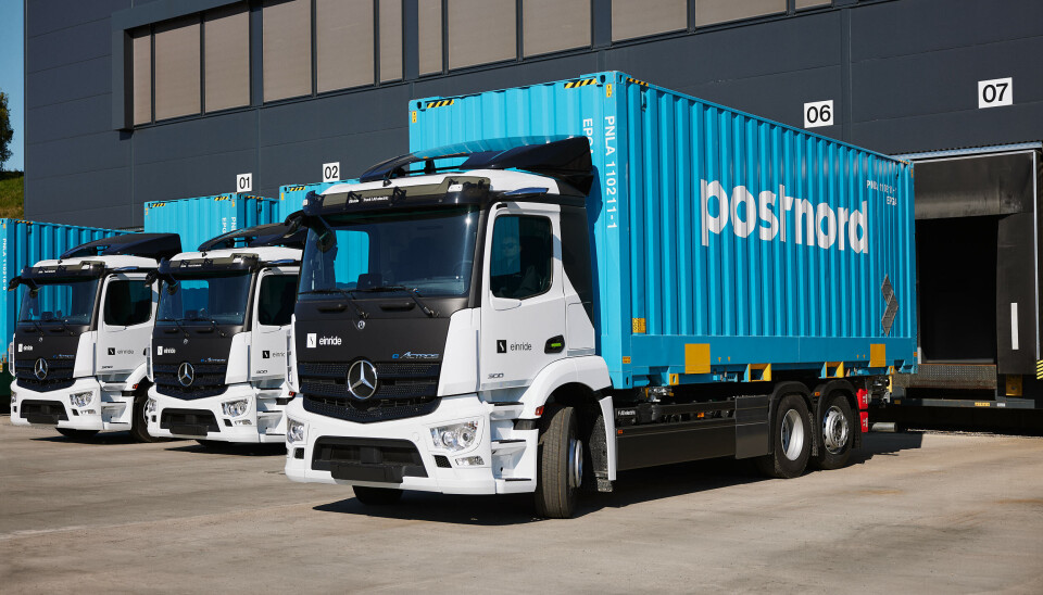 EACTROS: Einride-versjoner av eActros hos Postnord.