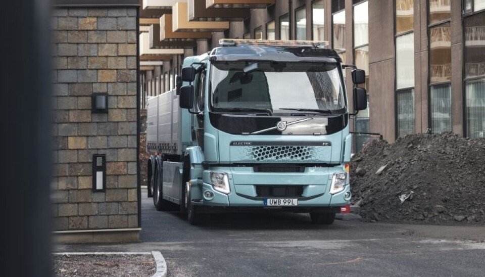 FE ELECTRIC: Volvo FE Electric har nå en rekkevidde på inntil 275 kilometer.