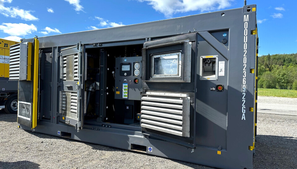 NY: Ny booster B7-42/2175 fra Atlas Copco. NY: Ny booster B7-42/2175 fra Atlas Copco.