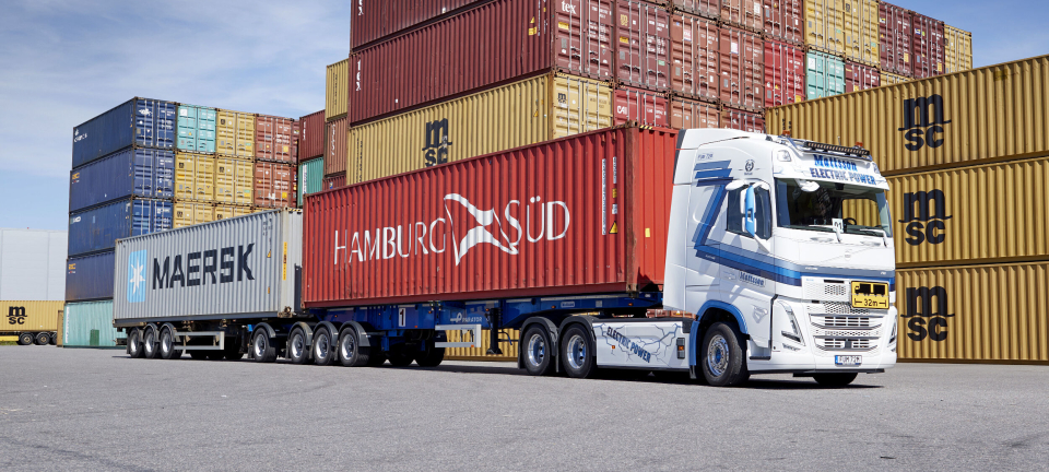 Volvo leverer 74-tonns elektrisk lastebil