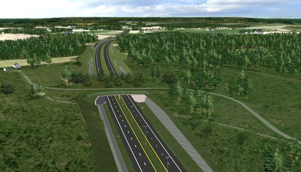 NEI: Ny E18 Retvet-Vinterbro er satt på pause etter bompengenei i Ås kommune.