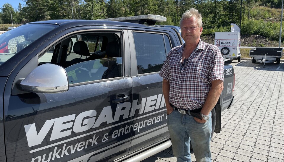 Øystein Finsrud (58) har 40-årsjubileum som steinknuser.
