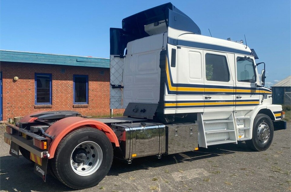 Spesiell Scania trekkvogn til salgs