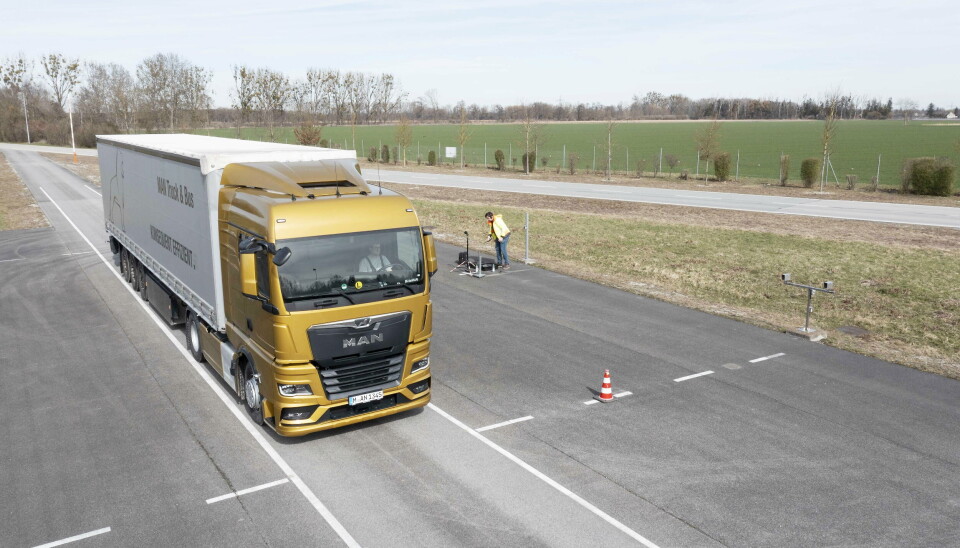 REFERANSE: Som referansetruck ble det benyttet en MAN TGX 18.510 med samme vekt som den elektriske eTrucken.