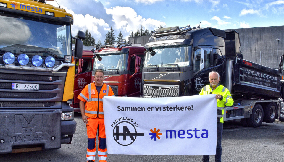 Mesta og Harveland inngår gjensidig samarbeid om drift og vedlikehold.