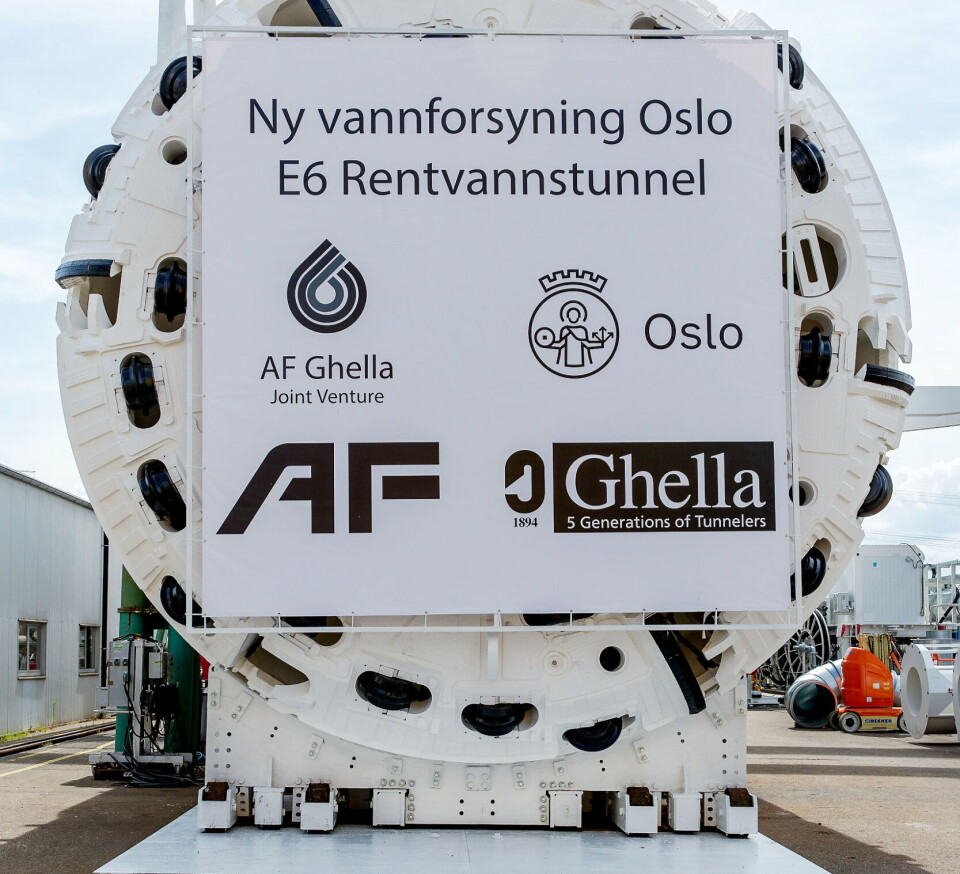 DIGER: Kjempen har et borehode på 7,08 m i diameter.