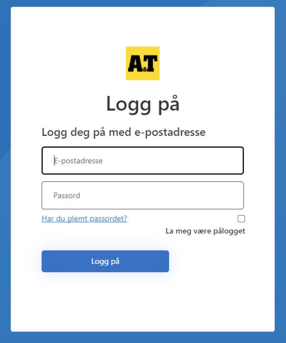 Ny innloggingsløsning for AT.no +Proff