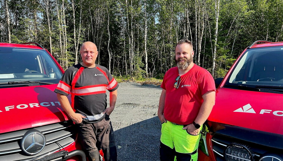 MIDT OG NORD: Her er områdelederne for Nord-Norge, Roger Langseth (t.v.) og Midt-Norge, Andreas Vikrem. De kunne ikke være tilstede på Tranby da A&T traff den øvrige ledelsen.
